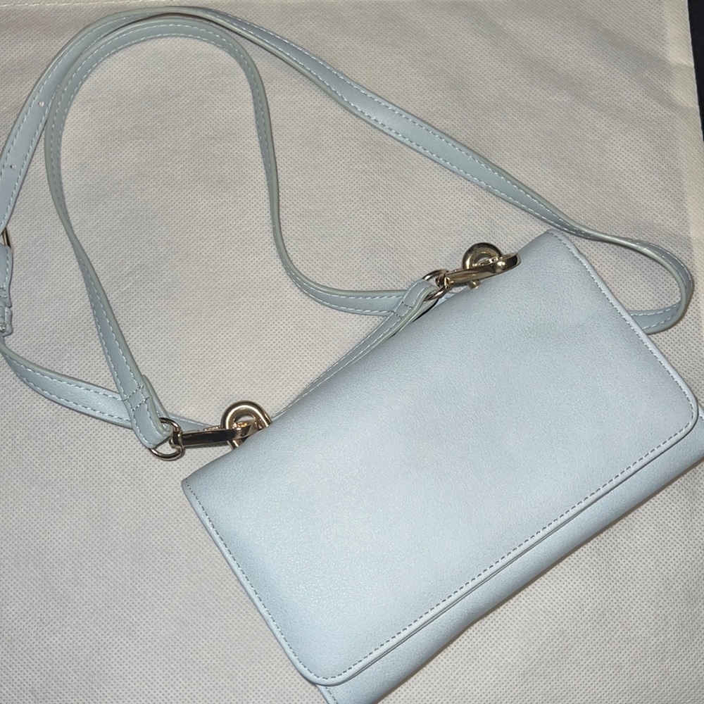 Baby blue crossbody